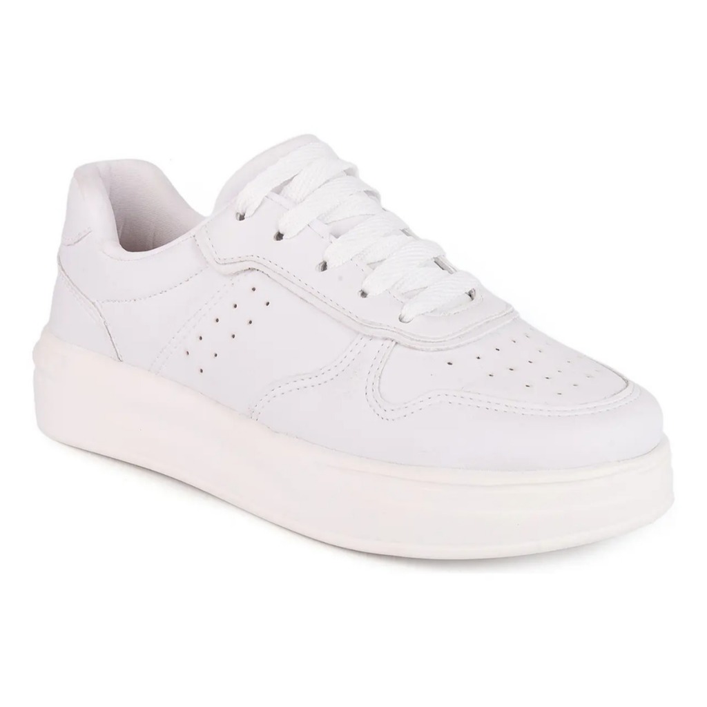 Tênis Feminino Casual Plataforma Flatform Confortável Macio Leve Antiderrapante Academia e Dia a Dia