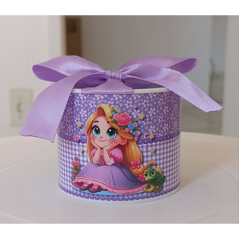 Kit Tubolata Personalizada 5x6 RAPUNZEL Lembrancinha para Festa de Aniversário, Mêsversário, festa RAPUNZEL vários temas
