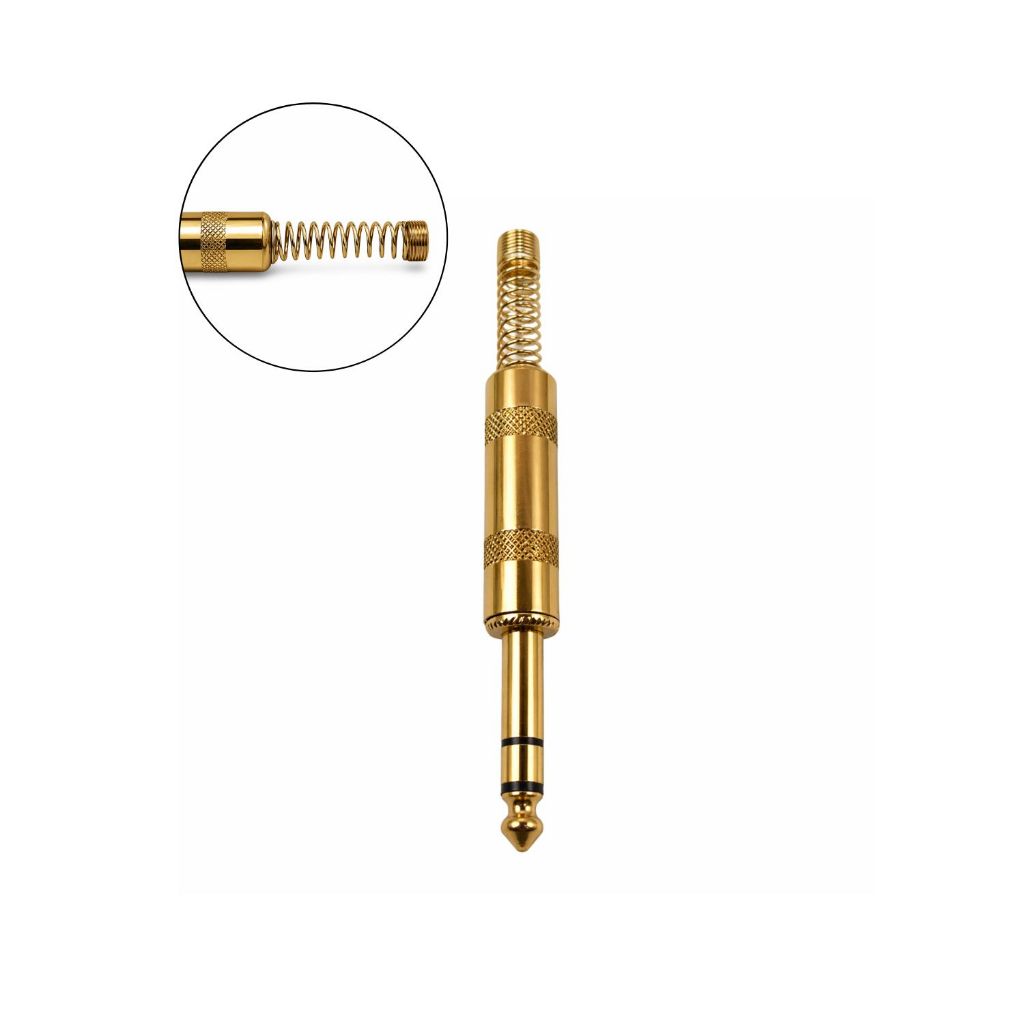 Conector Plug P10 Umy Estéreo Profissional
