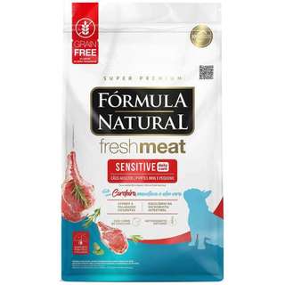 Ração Formula Natural Fresh Meat Sensitive Cao Mini Pequeno Cordeiro 10,1KG