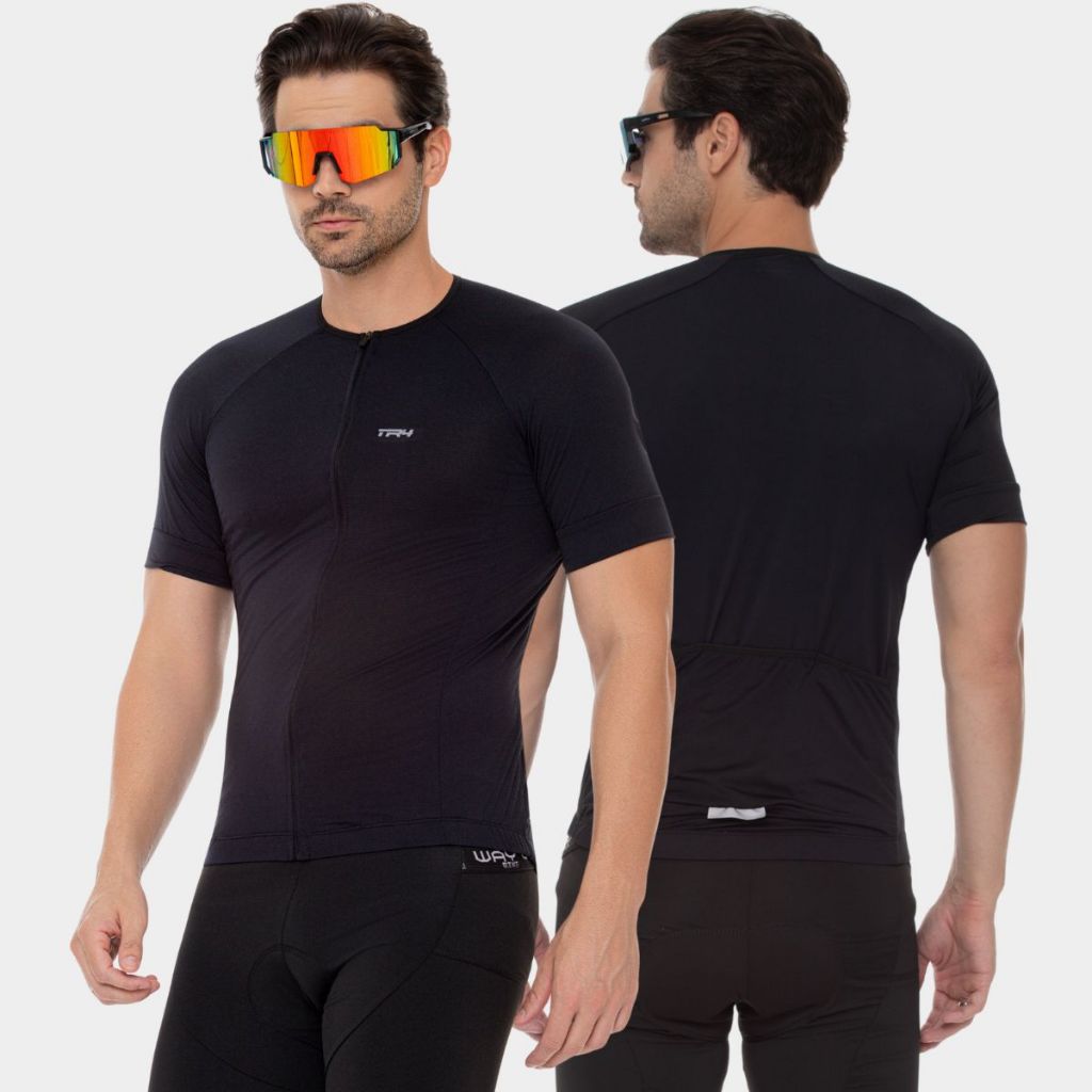 Conjunto Masculino Ciclismo Premium Camisa Zíper Total Bermuda Forro Espuma Bike Pedal Mtb Speed · foto 2