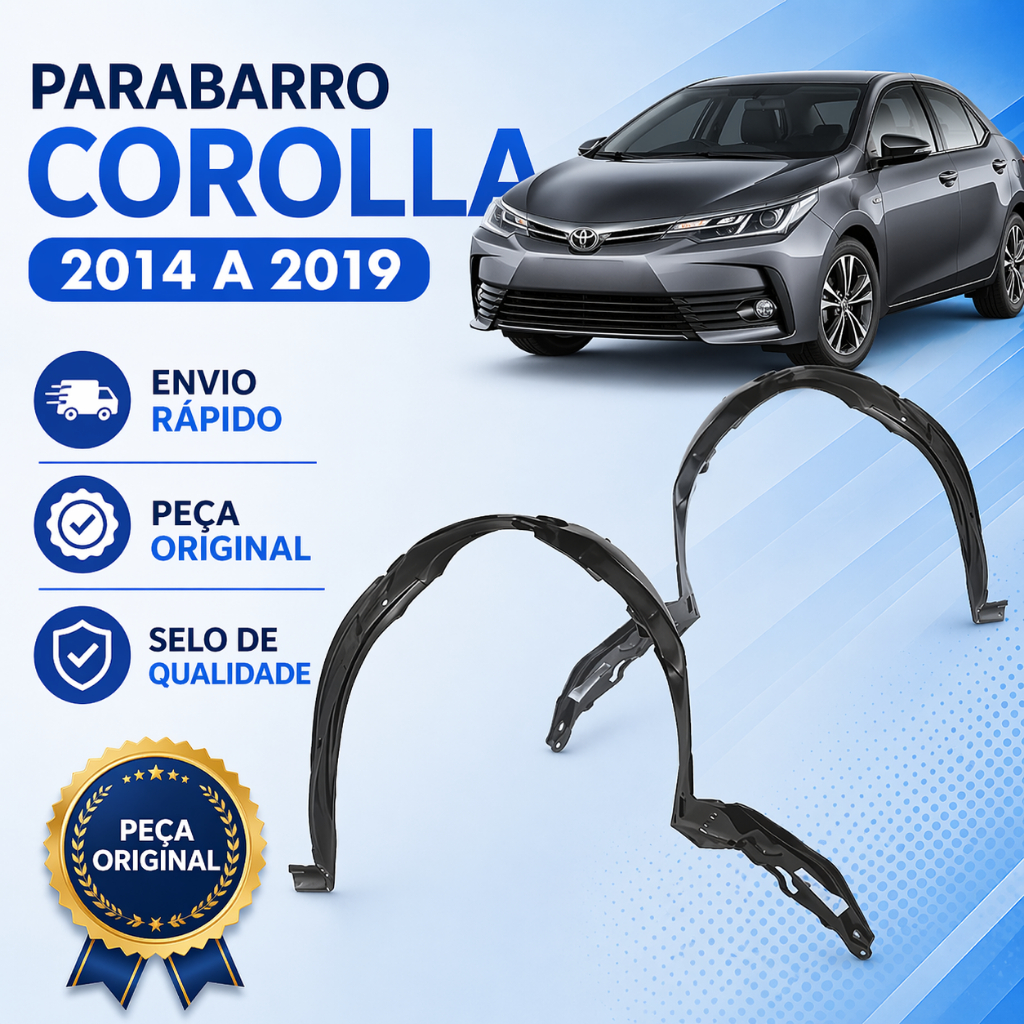 Parabarro Corolla ANO 2014 2015 2016 2017 2018 2019