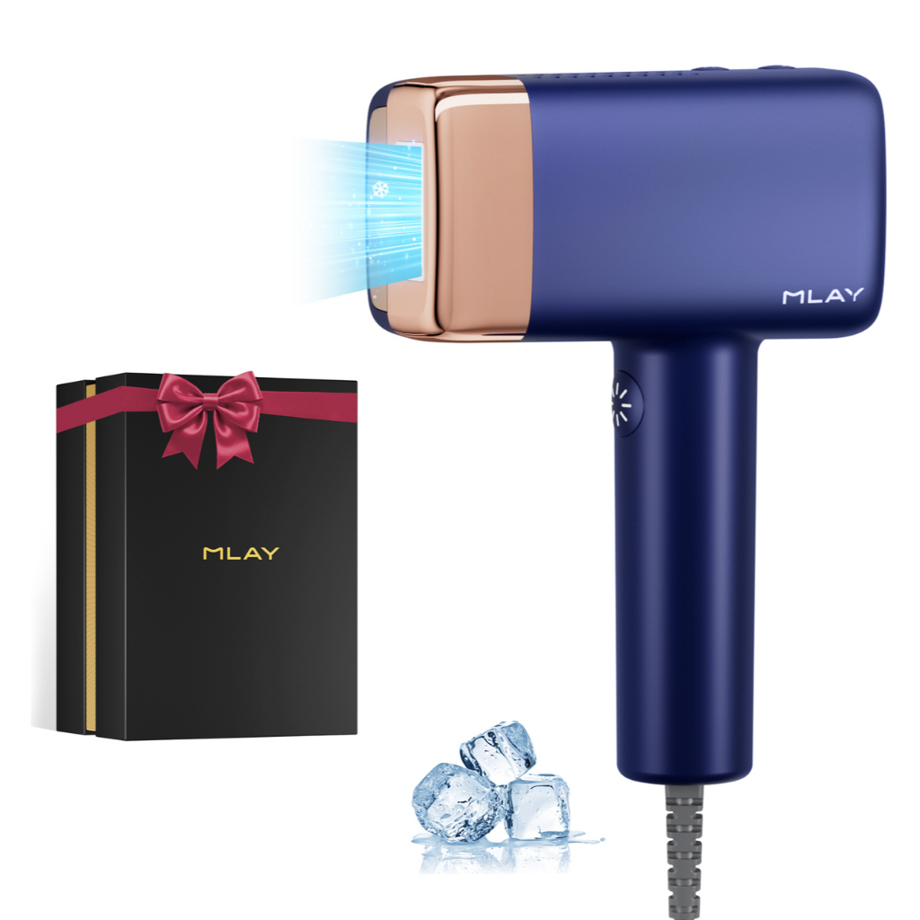 MLAY T14 Depilador Laser IPL 17J – Aparelho de Depilação com Cabeçote Substituível, 5 Níveis, Máquina de Depilação Corpo