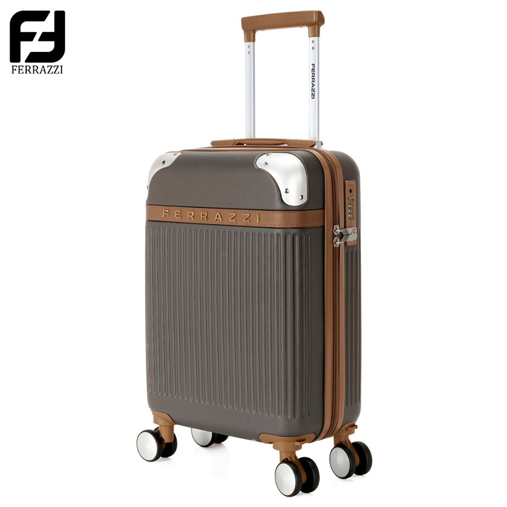 Ferrazzi Mala De Viagem 10kg 20 inch Despacho Reforçada Rígida ABS Rodinhas 360 Mala De Bordo Fecho Com Segredo Embutido