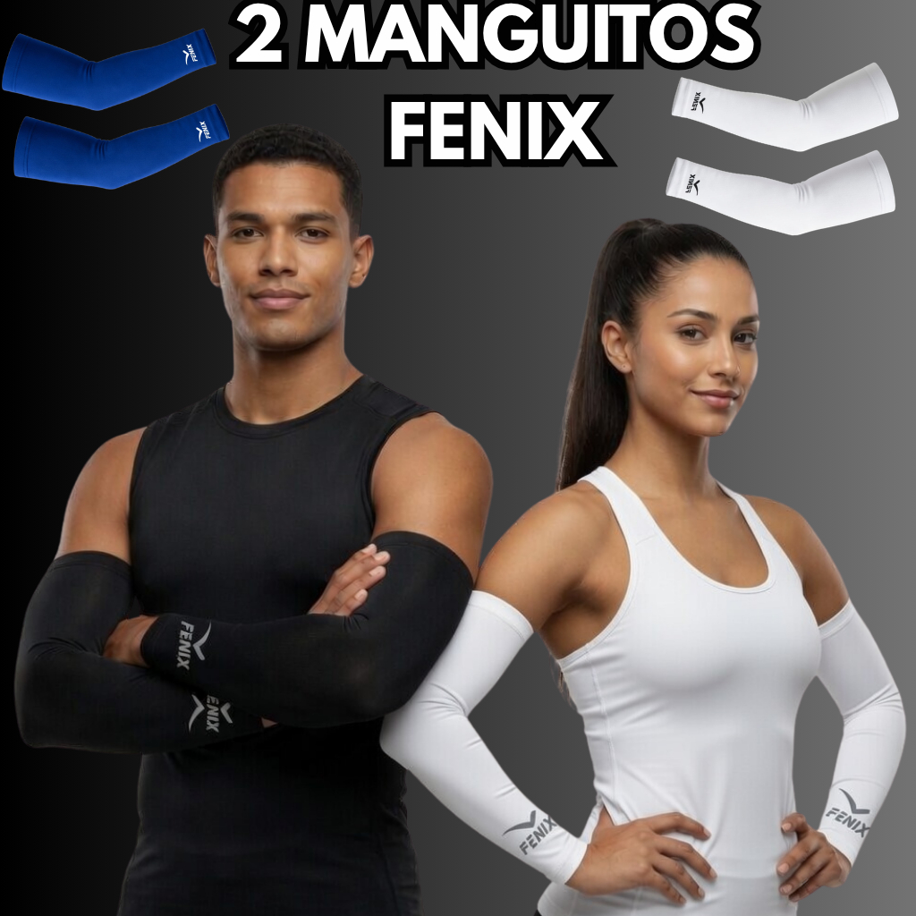 Kit 2 pares de Manguito Segunda Pele - Proteção Solar Manguito Vôlei