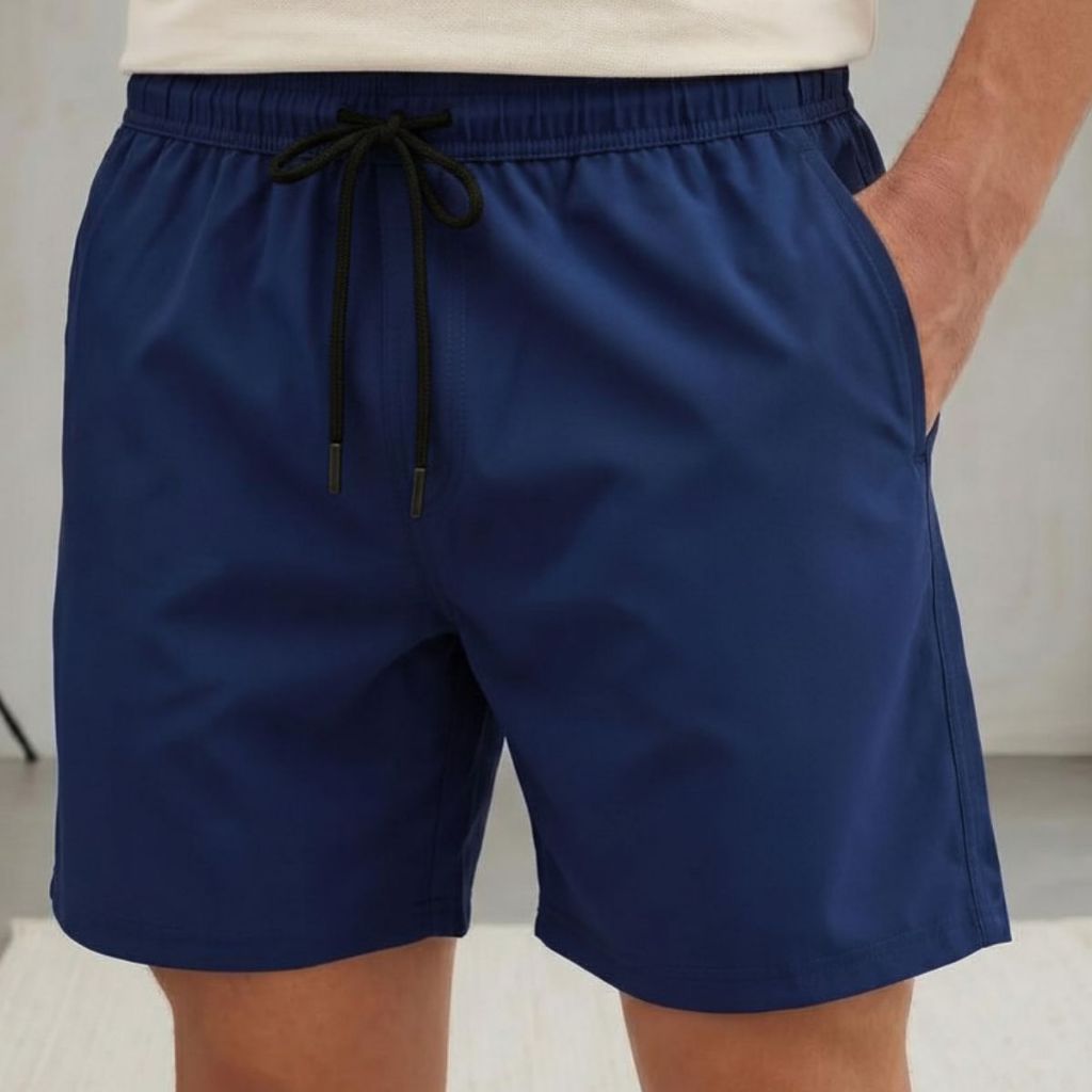 Bermuda Tactel Masculina com Elastano Esportiva Academia Casual Confortável Leve Envio Imediato