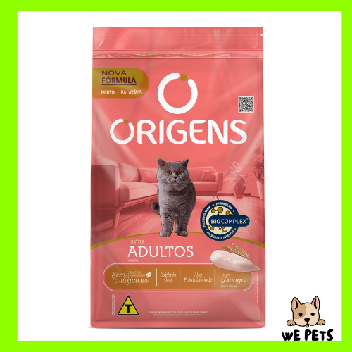 Ração 10,1Kg Origens Premium Especial para Gatos Adultos sabor Frango