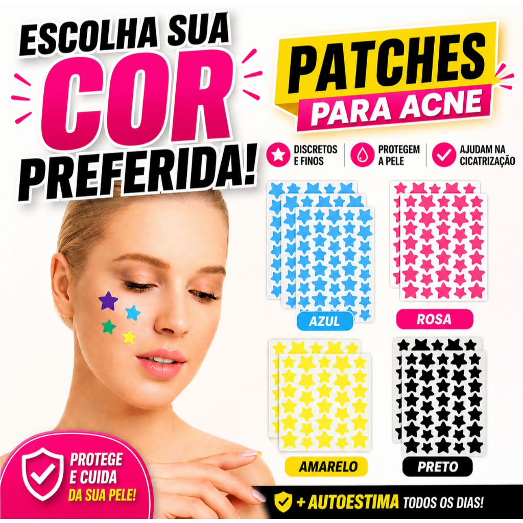 Adesivo Secador de Espinha Acne Patch Manchas Reparar À Prova D'água Cuidados Pele Estrela Rosto