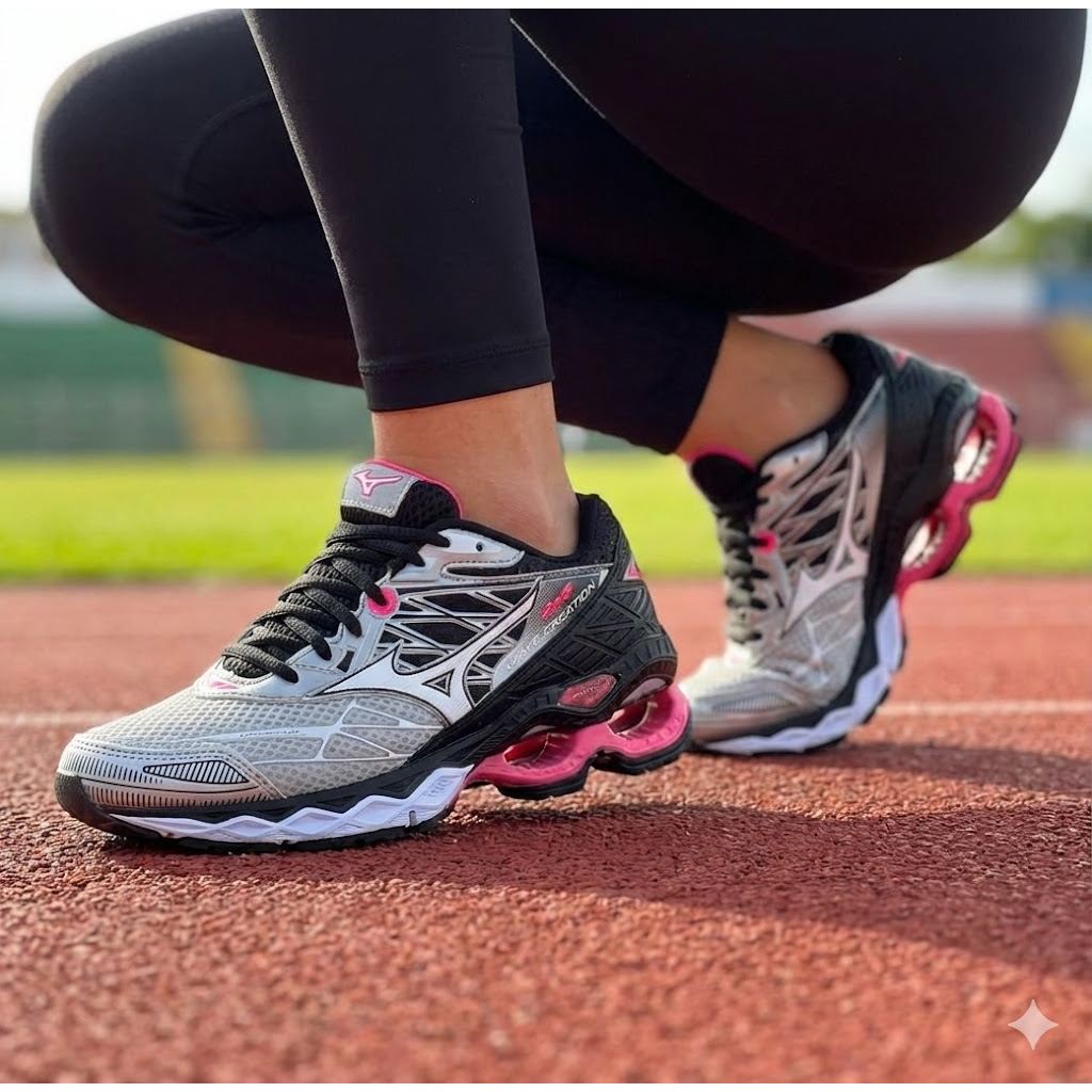 Tênis treino esportivo feminino rosa e unissex do 33 ao 42 trabalho treino Caminhada Academia molas