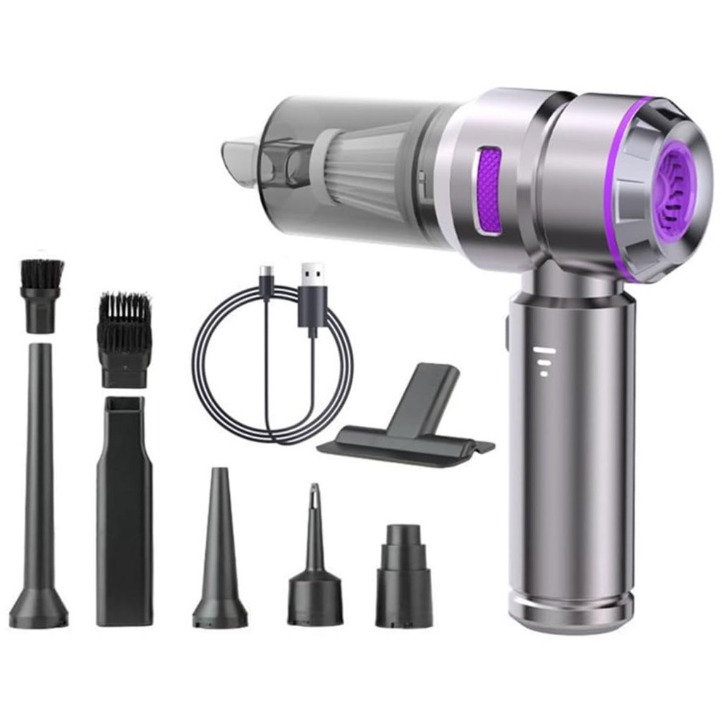 🚀 Aspirador De Pó Portátil Sem Fio Automotivo Casa USB Potente Envio 24h Pronta Entrega 💥