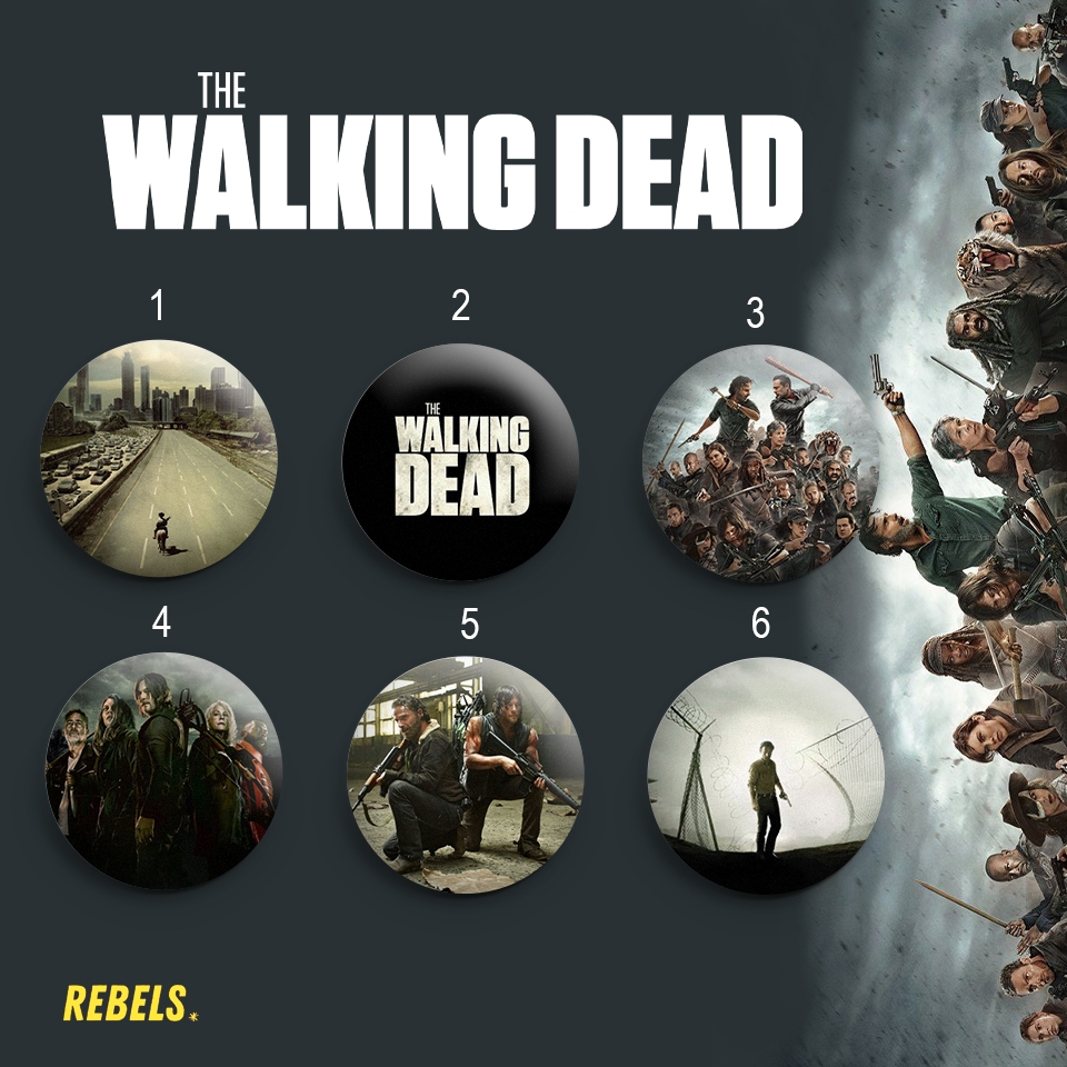Kit Bottons - The Walking Dead - 32/44/58mm