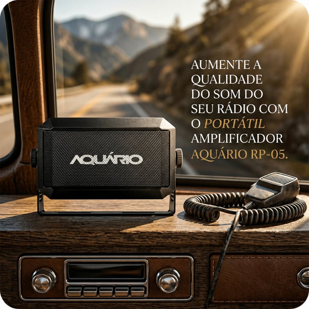 ALTO FALANTE PORTÁTIL RÁDIO PX AQUÁRIO RP-05 3W P2 MONO