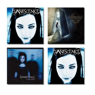 Kit 4 Adesivos Evanescence – Rock / Gothic – 5x5 cm