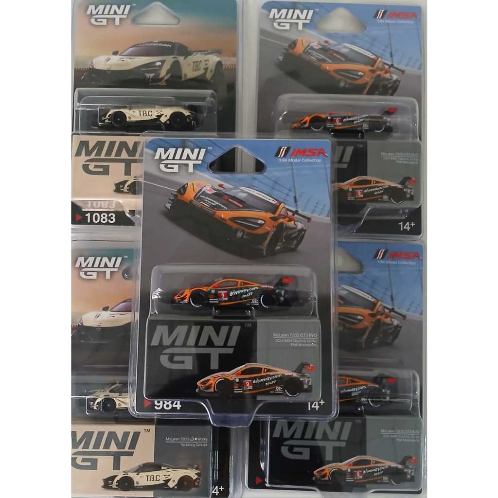 Mini GT Maclaren 1083 LibertY Walk  984 GT3 EVO escolha Modelo Escala 1:64 Diecast