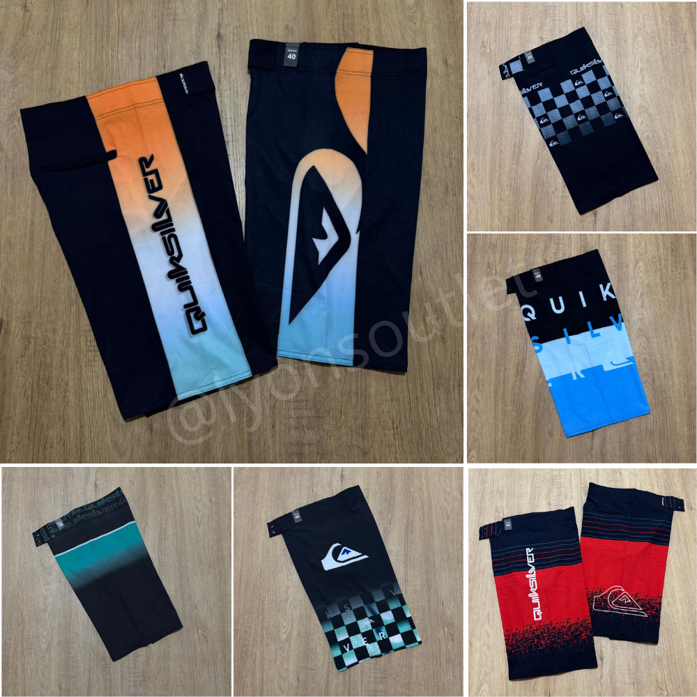 Bermuda Masculina Tactel Com Elastano Estampada Praia Shorts