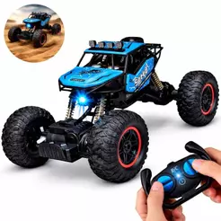 Carrinho Controle Remoto Grande Monster Crawler Para Terra Veloz Menino Brinquedo