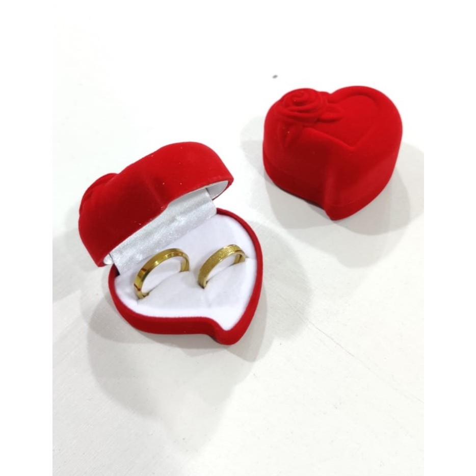 Kit 10 Caixinhas Porta-Joia de Veludo Vermelho Luxo - Ideal para Anel de Noivado e Presentes Especial