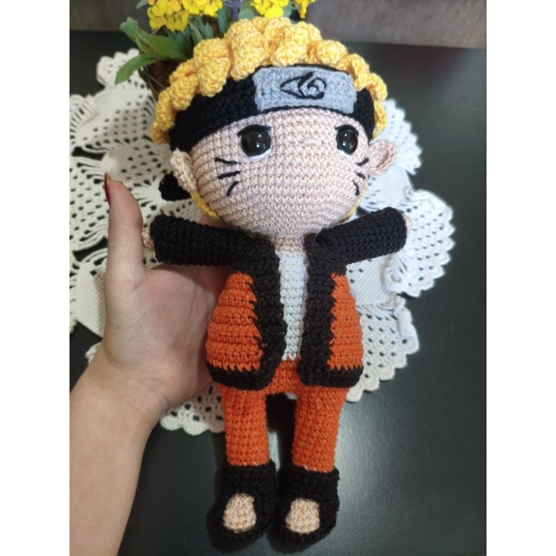 Naruto super fofo amigurumi - crochê, feito a mão