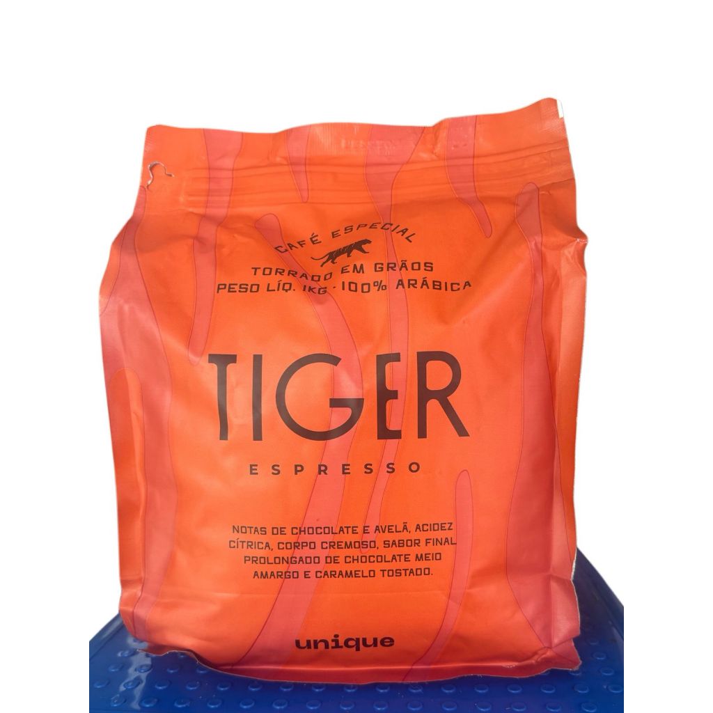 Café Especial Unique Tiger Espresso 1kg - Grãos - Doce e Intenso