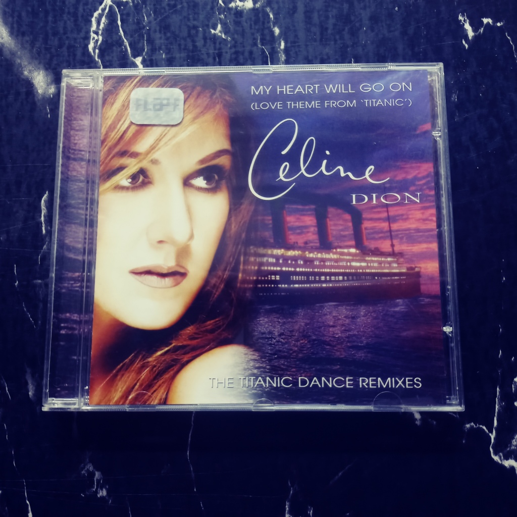 CELINE DION ( MY HEART WILL GO ON- THE TITANIC DANCE REMIX ) CD SINGLE RARO