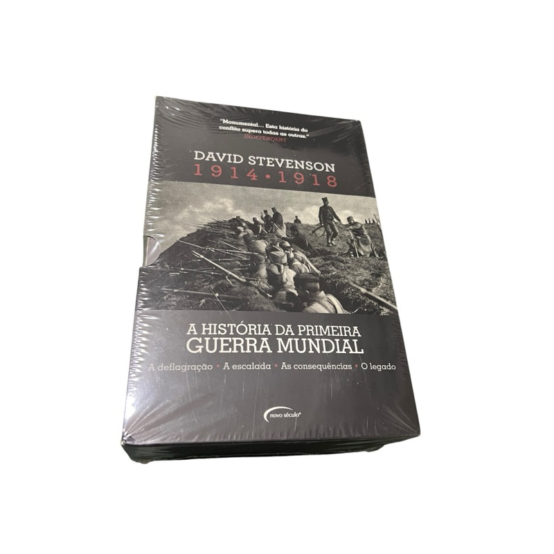 Box 3 Livros David Stevenson A História da Primeira Guerra Mundial 1914-1918 lacrado