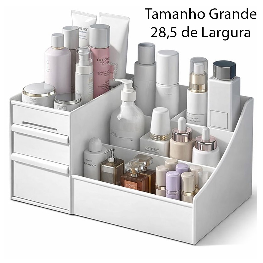 Organizador De Cosmético e Maquiagem De mesa Porta Maquiagem e Organizador Para Escritorio