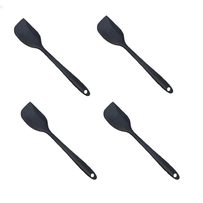KIT ESPATULA SILICONE 27 CM PÃO DURO RASPADOR CONFEITARIA COLHER LINGUA PAU BOLO COBERTURA MANTEGA RASPAR