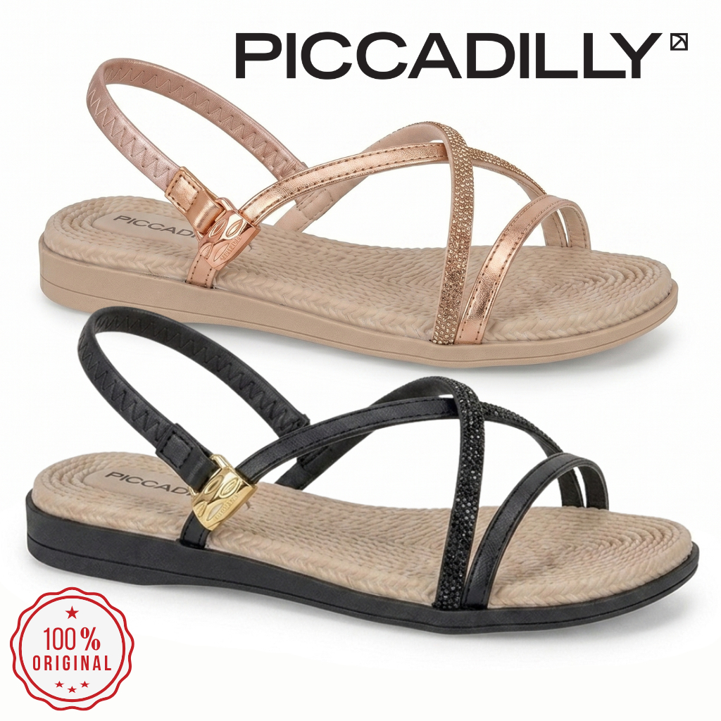 Sandália Piccadilly Rasteira Conforto Calce Fácil Esporão Joanete Macia sandalia otopedica feninino picadilly