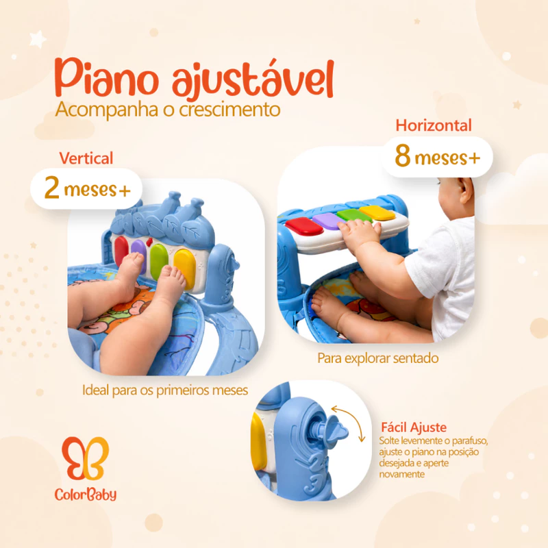 Tapete de Atividades para Bebê ColorBaby Musical — foto 6