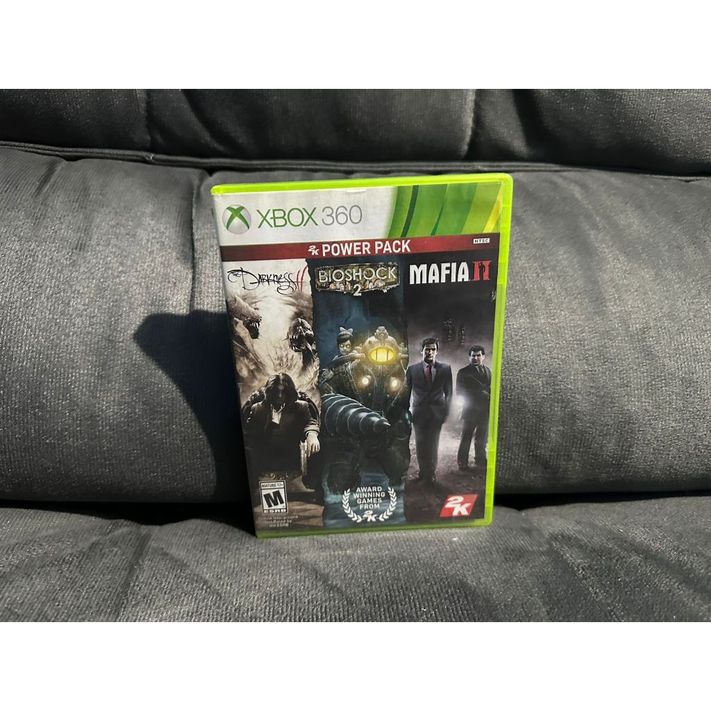 The Darkness II + BioShock 2 + Mafia II Jogo Original Xbox 360