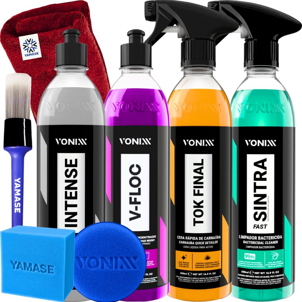 Kit Vonixx Limpeza Completa Sintra V-floc Intense Tok Final Acessorios
