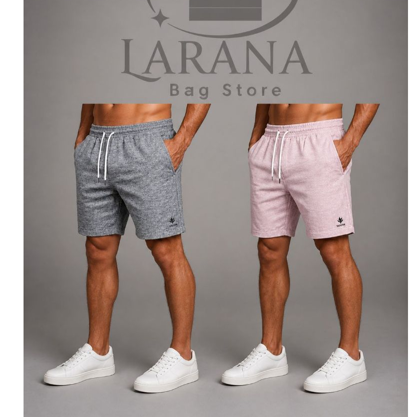 Kit 3 Bermudas Masculinas Linho com Elastano | Estilo Praiano Leve | Conforto Casual Diário