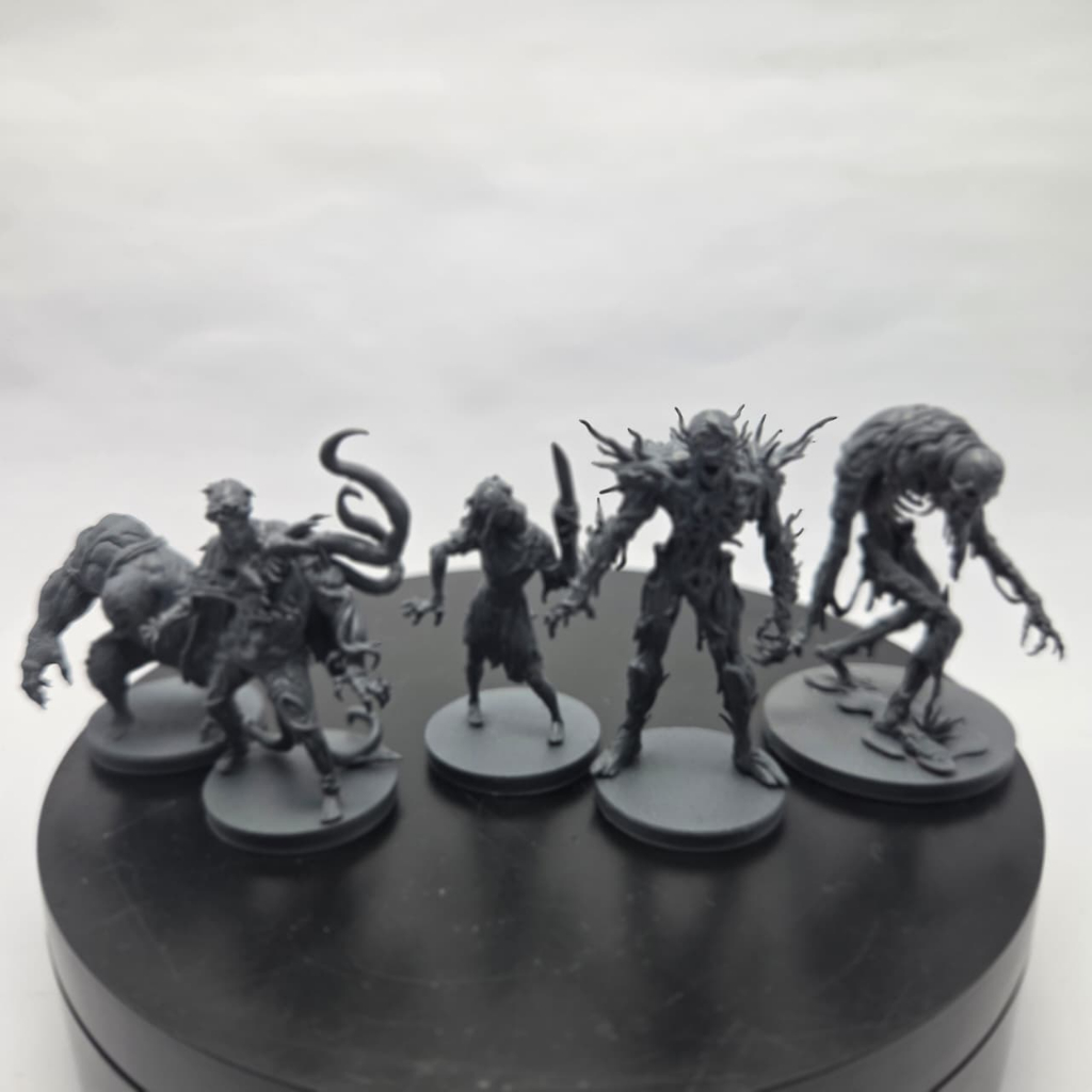 Monstros Médios Pt.3 Miniaturas RPG Ordem Paranormal — Kit/Unidade Tamanho Médio Base 25mm — Resina