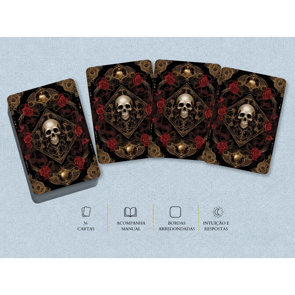 Tarô Baralho Cigano da Maria Padilha – 36 Cartas