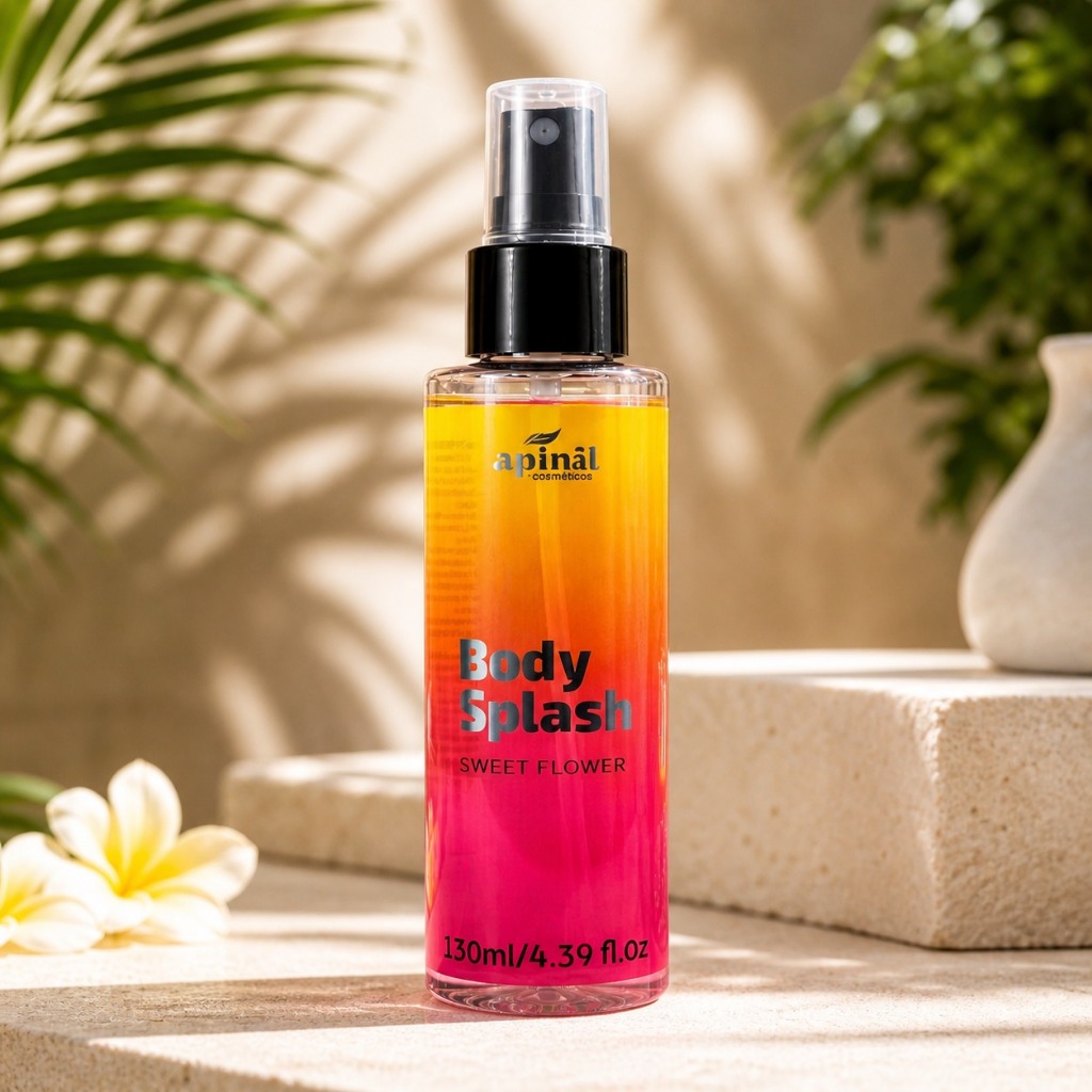 Body Splash Melinda 130ml Apinil Perfume Corporal Feminino Doce