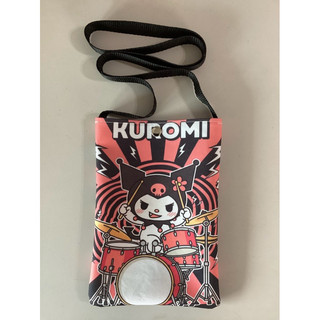 Bolsa transversal estampada Kuromi kawaii sacola de ombro shoulder bag unissex