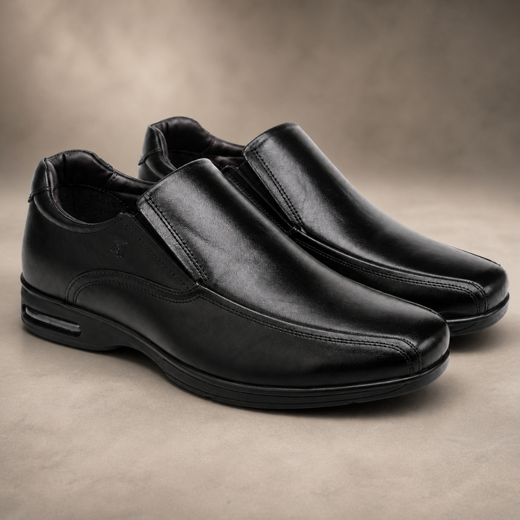 Sapato Social Masculino Rafarillo Air Tech Em Couro Legítimo Elástico Conforto Original 2602