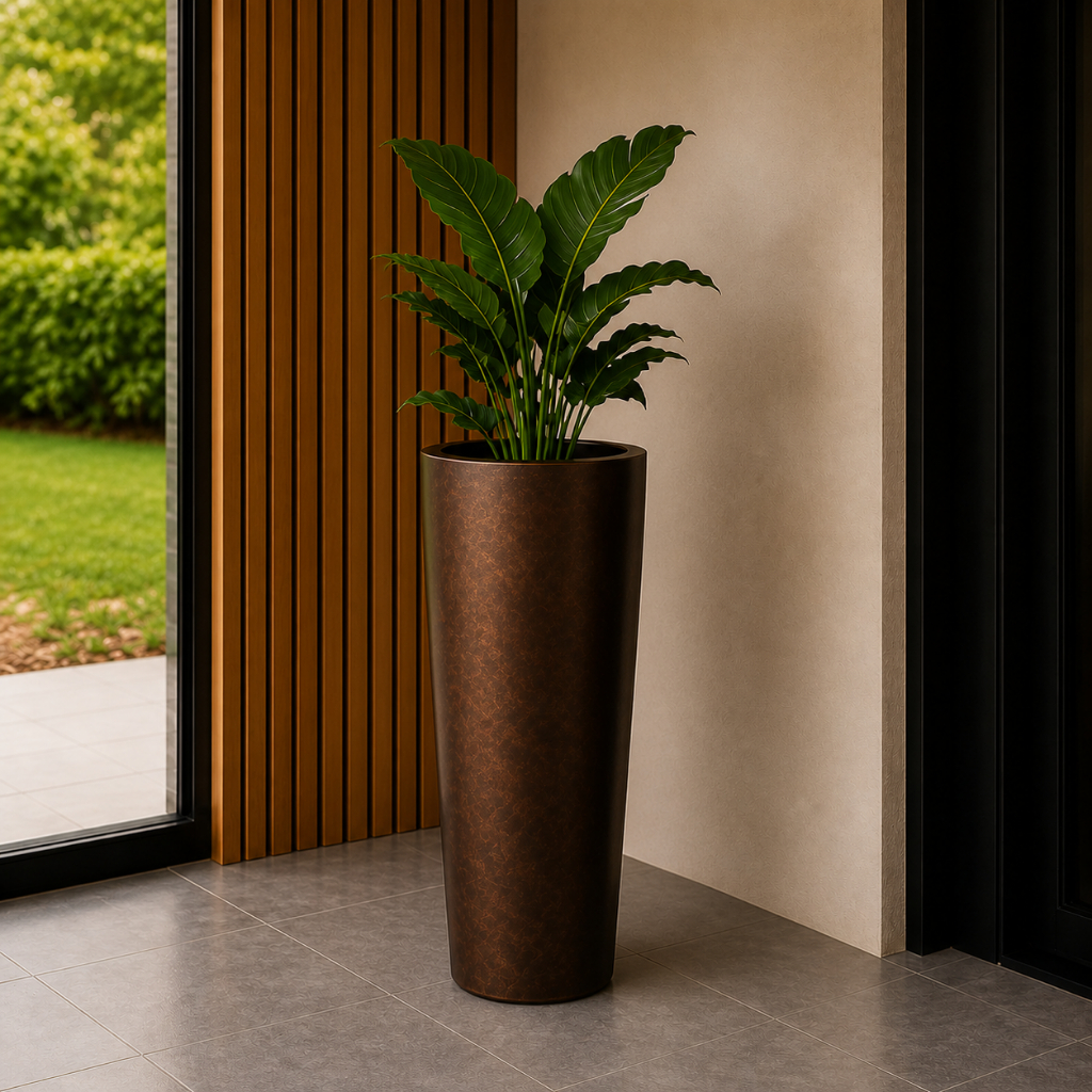 Vaso de Planta Ibiza Grande Sala Luxo Moderno Decorativo