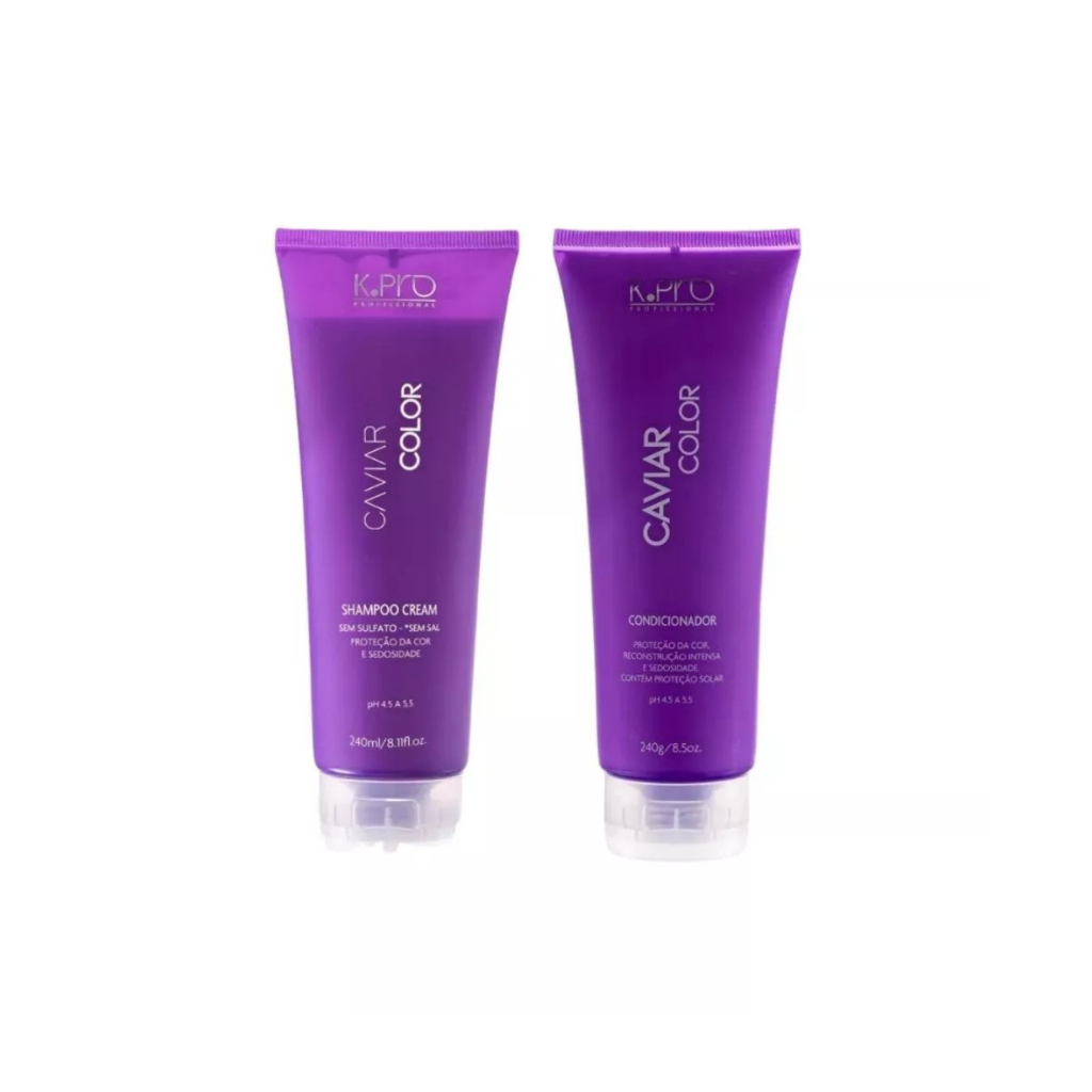 K.Pro Kit Caviar Color - Shampoo 240ml + Condicionador 240g