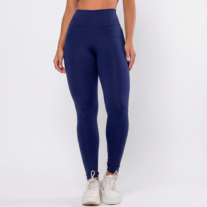Promoção Calça Legging Fitness Feminina Academia Treino Corrida Alta Compressão AQN SPORT