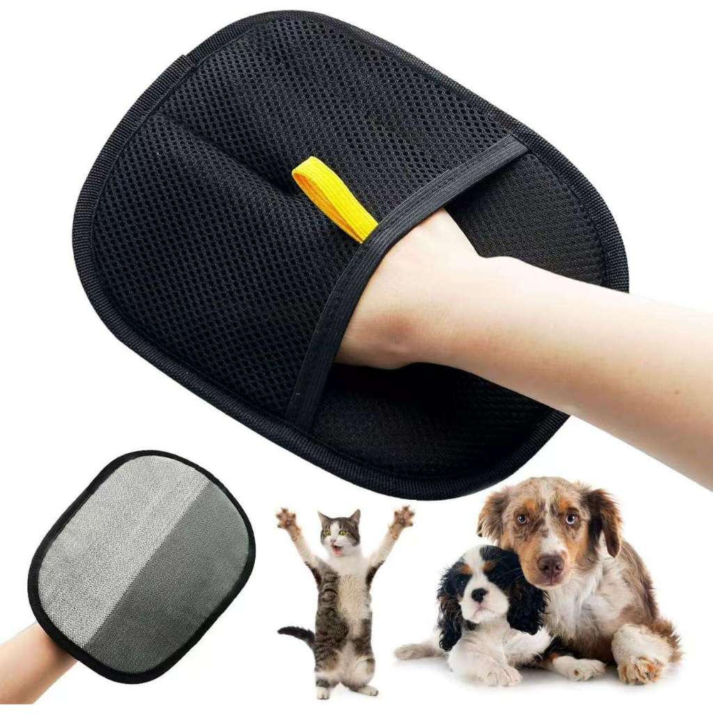 Luva Dupla Face para Limpeza e Tosa Pet Com Recurso de Remoção de Pelos LR-0347