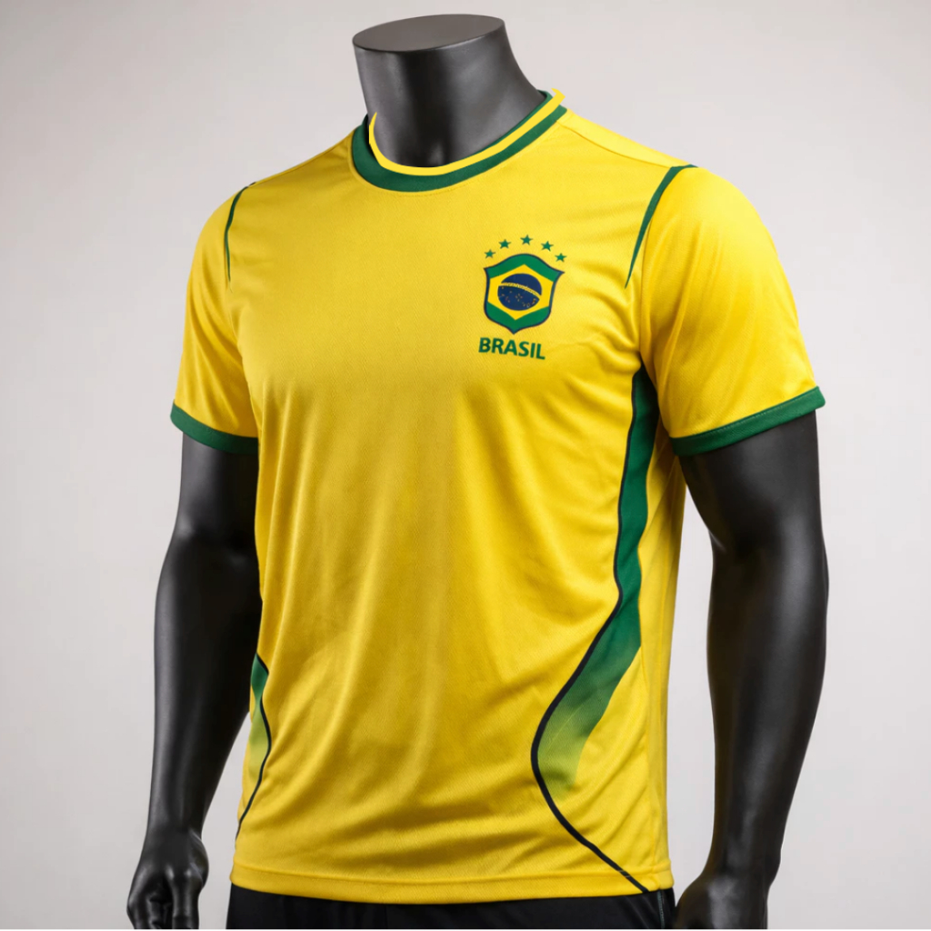 Camiseta Do Brasil Adulto Dry Fit