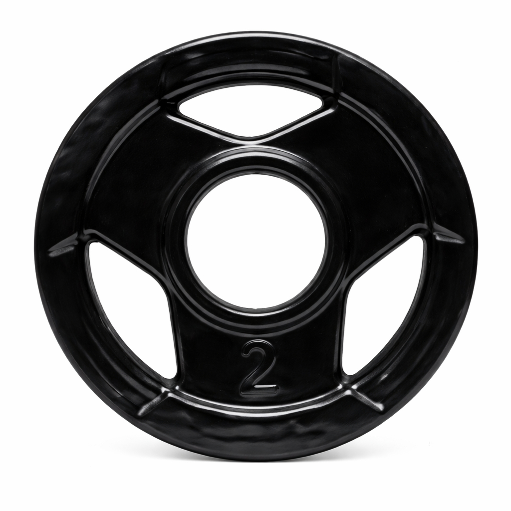 ANILHA 2KG SPORT EMBORRACHADA PARA MUSCULAÇÃO FITNESS ACADEMIA TREINO FUNCIONAL CROSSFIT RESISTENTE GYM PRO