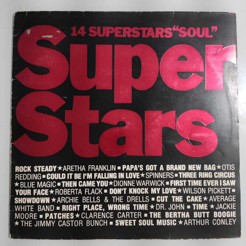 LP Vinil Super Stars - 14 Superstars Soul (1977) Coletânea Black Music