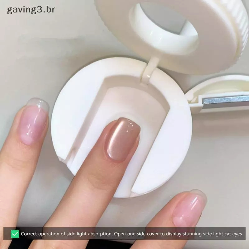 Ímã De Unha Olho De Gato DIY Nail Art Sti Magnético Para Iniciantes Fácil Esmalte Em Gel Ferramenta De Efeito Má