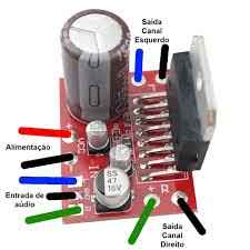 Placa Amplificador De Potência De Áudio Tda7379 Dc9v-17,5v — imagem 2 de 2