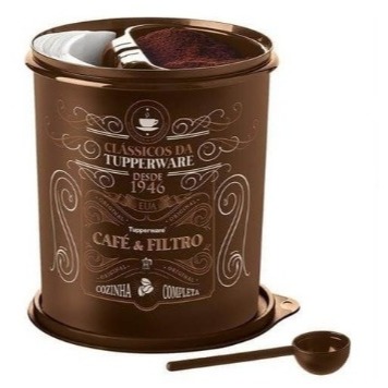 Caixa Porta Café e Filtro Linha Bistrô 3.7L - Tupperware