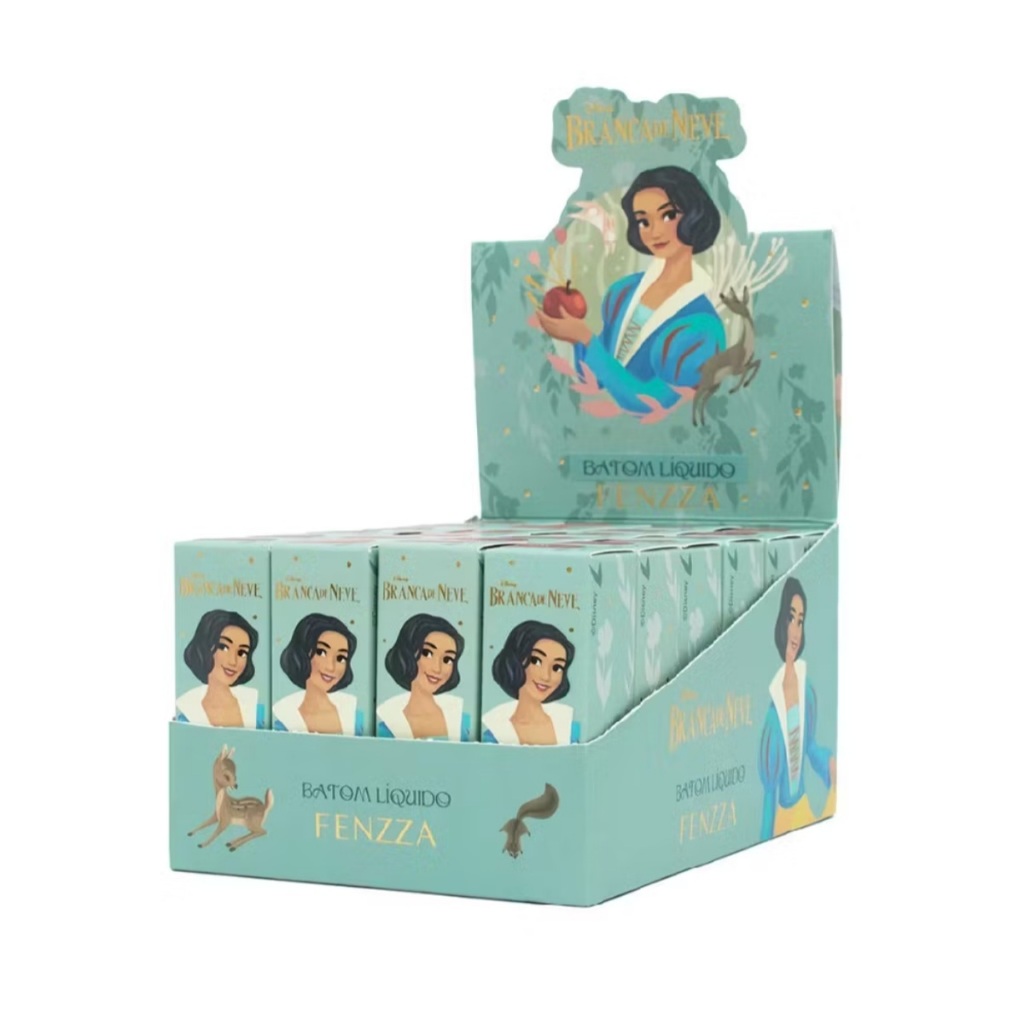 Batom líquido branca de neve com vitamina C/ e batom líquido rainha má... Fenzza~~