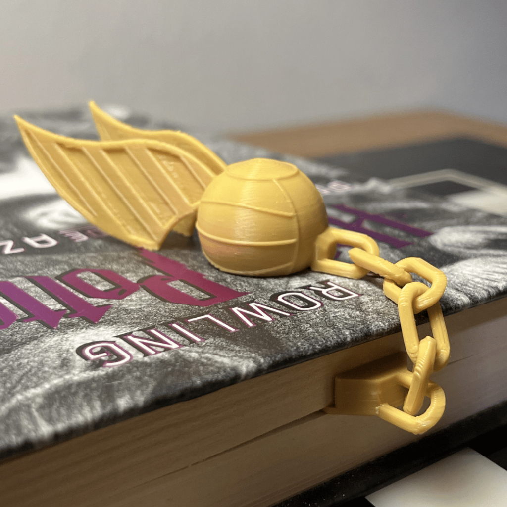 Marca Página Harry Potter Pomo de Ouro Marcador Livros / Revistas / Cadernos - Bookmark