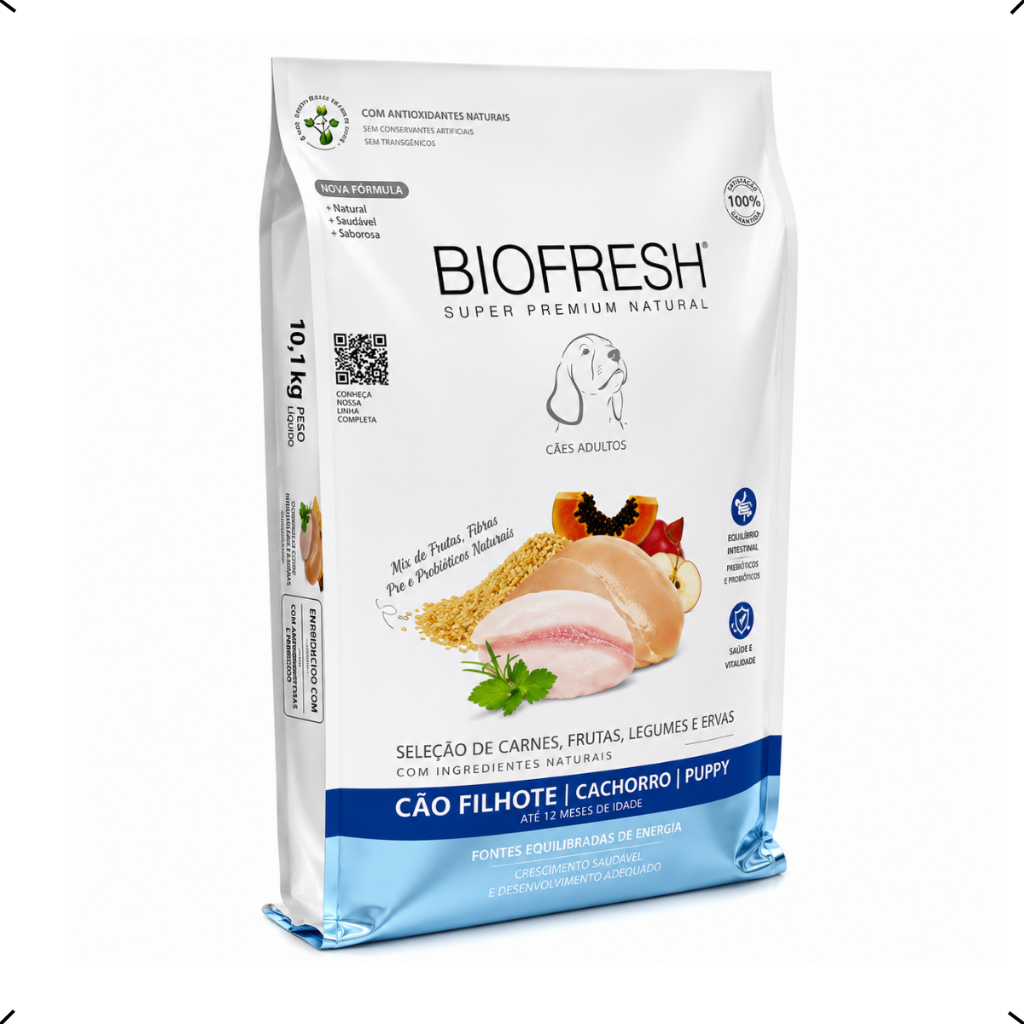 RAÇÃO BIOFRESH FILHOTE RAÇA MEDIA 15KG